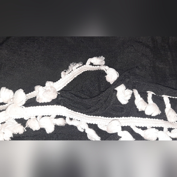 Torrid pom pom trim black cover up - Picture 6 of 6